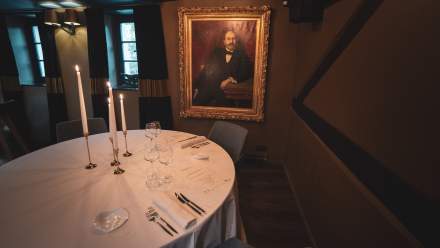 Dîner au Domaine du Kaegy, location Villa avec Piscine en Alsace